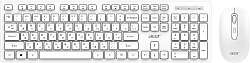 Клавиатура + мышь Acer OCC503 клав:белый мышь:белый USB беспроводная (ZL.ACC11.00L)