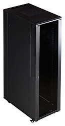 Шкаф коммутационный Lanmaster Business (TWT-CBB-22U-6X10-P1) напольный 22U 600x1000мм пер.дв.перфор. задн.дв.перфор.2-хст. 2 бок.пан. 800кг черный IP20