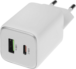 Сетевое зар./устр. Hoco N41 Almighty White 20W 3A (PD+QC+AFC) USB-A/Type-C универсальное белый