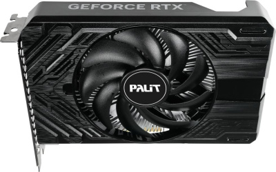 Видеокарта Palit PCI-E 4.0 RTX4060 STORMX NVIDIA GeForce RTX 4060 8Gb 128bit GDDR6 1830/17000 HDMIx1 DPx3 HDCP Ret