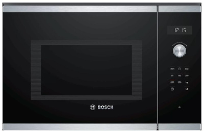 Микроволновая печь Bosch BFL554MS0 25л. 900Вт нержавеющая сталь/черный (встраиваемая)