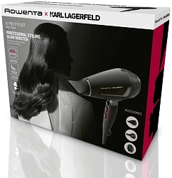 Фен Rowenta CV887LF0 2200Вт черный (1830008532)