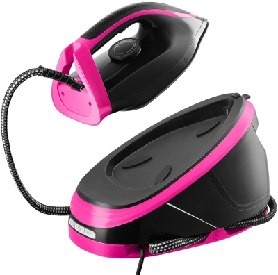 Парогенератор Kitfort КТ-9318 2400Вт черный/розовый