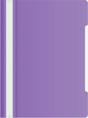 Папка-скоросшиватель Бюрократ -PS20VIO A4 прозрач.верх.лист пластик фиолетовый 0.12/0.16