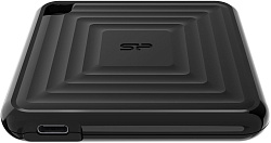 Накопитель SSD Silicon Power USB-C 512Gb SP512GBPSDPC60CK PC60 1.8" черный