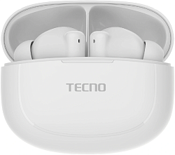 Гарнитура внутриканальные Tecno Buds 4 Air BD04 белый беспроводные bluetooth в ушной раковине (BD04 AIR WHITE)