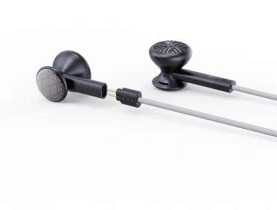 Наушники вкладыши Fiio FF3S 1.2м черный проводные в ушной раковине