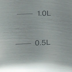 Кастрюля Rondell Stern RDS-010 3.9л. d=20см (с крышкой) т.серый