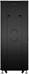 Шкаф серверный Cabeus (SH-05C-42U80/100-BK) напольный 42U 800x1000мм пер.дв.стекл металл 800кг черный 900мм 2055мм IP20 сталь