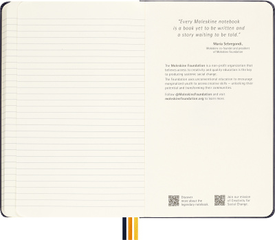 Блокнот Moleskine LIMITED EDITION K-WAY SKQP060KWBLUEK89 Large 130х210мм обложка текстиль 240стр. линейка синий