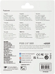 Накопитель SSD Patriot SATA-III 2TB P220S2TB25 P220 2.5"