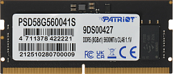 Память DDR5 8GB 5600MHz Patriot PSD58G560041S Signature Line RTL PC5-44800 CL46 SO-DIMM 262-pin 1.1В single rank Ret