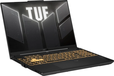 Ноутбук Asus TUF Gaming F16 FX607VU-RL061 Core 5 210H 16Gb SSD512Gb NVIDIA GeForce RTX4050 6Gb 16" IPS WUXGA (1920x1200) без ОС grey WiFi BT Cam (90NR0N06-M002T0)