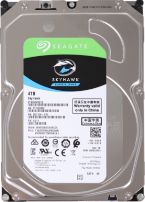 Жесткий диск Seagate SATA-III 4TB ST4000VX013 Surveillance Skyhawk 4KN (5400rpm) 256Mb 3.5"