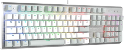 Клавиатура A4Tech Fstyler FS100 Neon механическая серый USB for gamer LED (FS100)