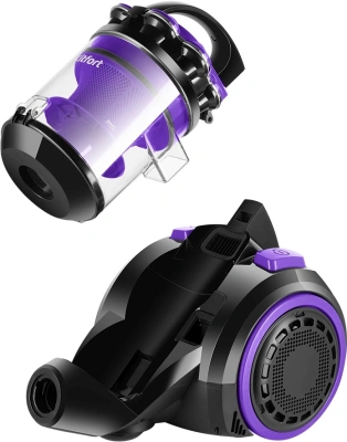 Пылесос Kitfort КТ-5285 1200Вт черный/фиолетовый