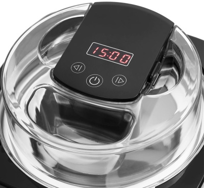 Мороженица Kitfort КТ-1809 12Вт 2000мл. серебристый/черный