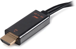 Переходник Buro HDMI (m)/DisplayPort (f) черный (BU-HDMI(M)-DP(F))