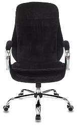 Кресло руководителя Бюрократ T-9950SL Fabric черный Light-20 крестов. металл хром
