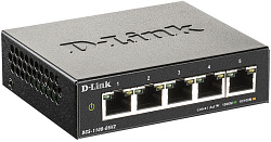 Коммутатор D-Link DGS-1100-05V2/A1A (L2) 5x1Гбит/с настраиваемый