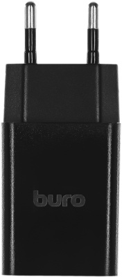 Сетевое зар./устр. Buro BUWA1 10.5W 2.1A USB-A черный (BUWA10S100BK)