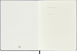 Еженедельник Moleskine CLASSIC WKNT XL 190х250мм 144стр. синий сапфир