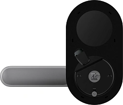 Умный замок Aqara Smart Door Lock U300 накладной разбл.отпеч.паль./код/пар/NFC/прил/мех.кл серый (DL-D02D_GR)