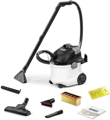 Пылесос моющий Karcher SE 5 1000Вт белый/черный (в компл.:1мешок)