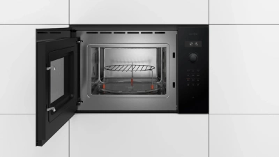 Микроволновая печь Bosch BEL454MB1F черный (встраиваемая)