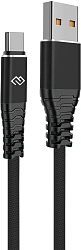 Кабель Digma DG-USBA-С-2M-27W USB (m)-USB Type-C (m) 2м черный