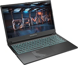 Ноутбук Gigabyte G5 Core i7 13620H 16Gb SSD512Gb NVIDIA GeForce RTX4050 6Gb 15.6" IPS FHD (1920x1080) FreeDOS black WiFi BT Cam (MF5-H2KZ353SD)