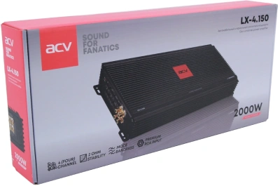 Усилитель автомобильный ACV LX-4.150 четырехканальный