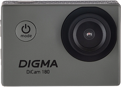 Экшн-камера Digma DiCam 180 серый