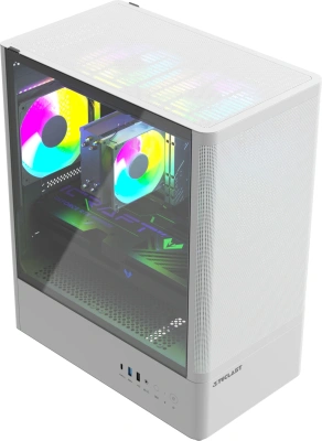 ПК Teclast G03 Ryzen 7 7700 (3.8) 32Gb SSD1Tb RTX5060TI 8Gb Windows 11 Pro GbitEth WiFi BT 500W белый (G03 770032G1T5060T8WKRU)