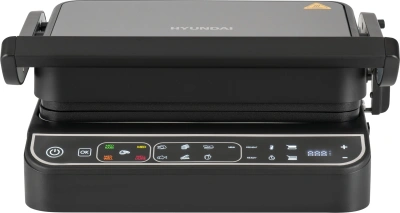 Электрогриль Hyundai HYG-7000 2000Вт серебристый/черный