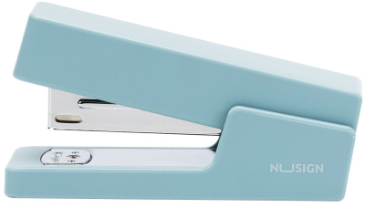 Степлер Deli NS084-BL Nusign 24/6 26/6 (20листов) синий 100скоб коробка