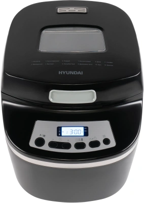 Хлебопечь Hyundai HYBM-P0613 600Вт черный/серебристый