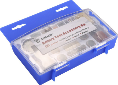 Набор насадок Deko DH56 (065-0784) d(посад.)=3мм (граверы) (упак.:56шт)