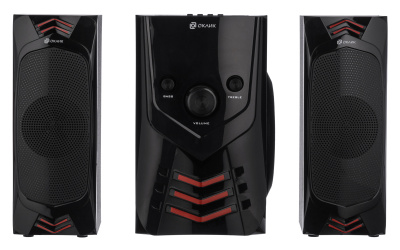 Колонки Оклик OK-432 2.1 черный 25Вт BT