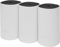 Бесшовный Mesh роутер TP-Link Deco E4 (DECO E4(3-PACK)) AC1200 10/100BASE-TX белый (упак.:3шт)