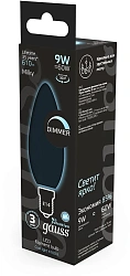 Лампа светодиодная Gauss Filament 103201209-D 9Вт цок.:E14 свеча 220B св.свеч.бел.нейт. (упак.:1шт)
