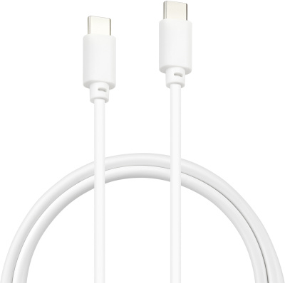 Кабель Buro PD15W USB Type-C (m)-USB Type-C (m) 1м белый