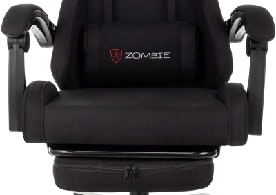 Кресло игровое Zombie Shadow черный Neo Black с подголов. крестов. пластик подст.для ног пластик черный