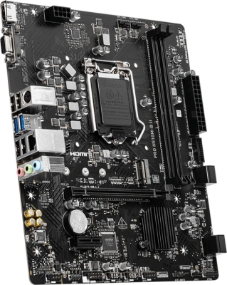 Материнская плата MSI PRO H510M-B II (10Gen only) Soc-1200 Intel H470 2xDDR4 mATX AC`97 8ch(7.1) GbLAN+VGA+HDMI