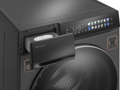 Стиральная машина Weissgauff WM 996 Autodose Inverter Touch загр.фронтальная макс.:11кг темно-серый