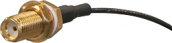 Кабель MikroTik ACSMAUFL solid Cu 0.13м черный outdoor U.fl (m)-SMA (f)