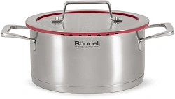 Кастрюля Rondell Verter RDS-2029 2.6л. d=20см (с крышкой) стальной