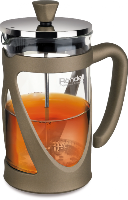 Френч-пресс Rondell Impressia Bronze RDS-1234 0.6л бронзовый