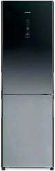 Холодильник Hitachi R-BG410PUC6X XGR 2-хкамерн. серый стекло инвертер