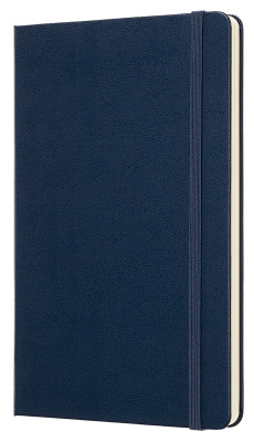 Блокнот Moleskine CLASSIC QP066B20 Large 130х210мм 240стр. пунктир твердая обложка синий сапфир